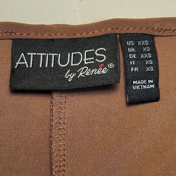 NWOT Attitudes by Renee Regular Duster & Sleeveless Maxi Dress Set Sz XXS - Picture 14 of 16